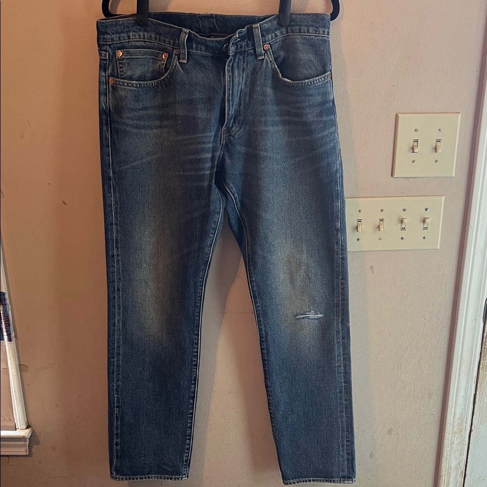 LEVIS PREMIUM 511 REDLINE SELVEDGE JEANS SIZE 34/32